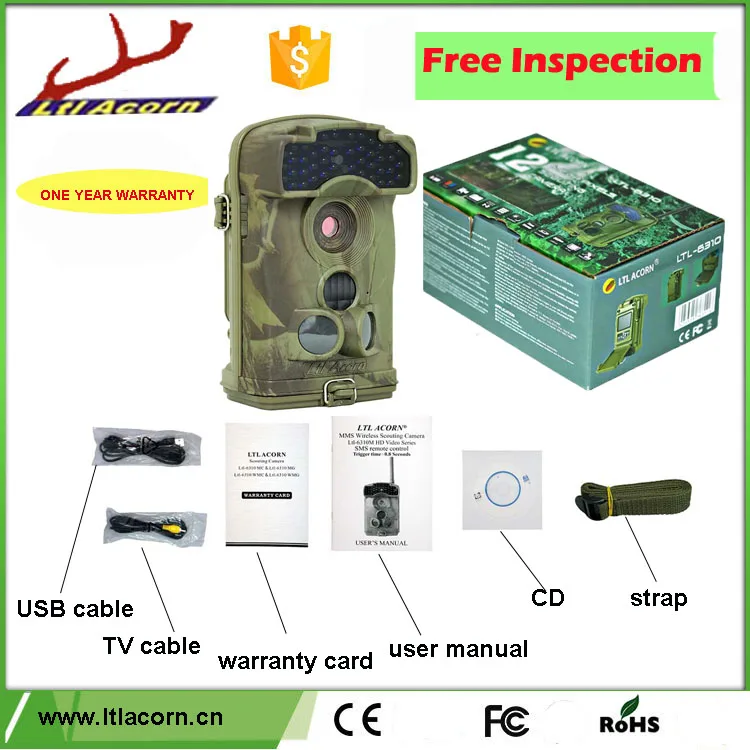 New 12mp Full Hd Infrared Digital Hunting Trail Camera With Fcc/ce/rohs