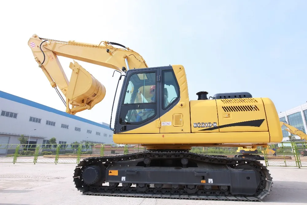 sc210 energy-saving control system excavator with bucket rake