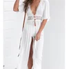 Wish Quick Sells New Fashion Women Dress Holiday White Casual Dress Sexy Honeymoon Boho Dress