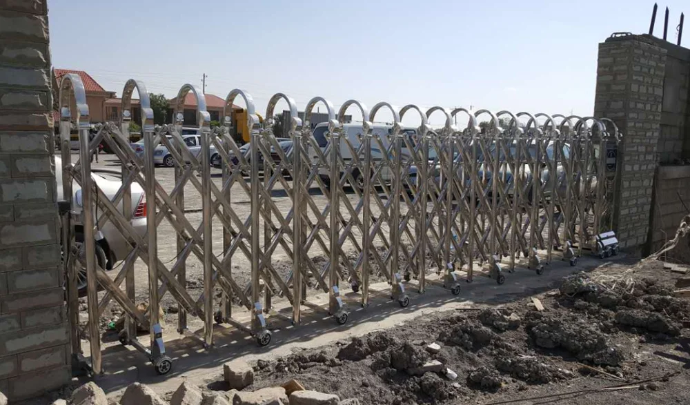 Automatic Stainless Steel Sliding Gate/steel Scissors Gate Buy