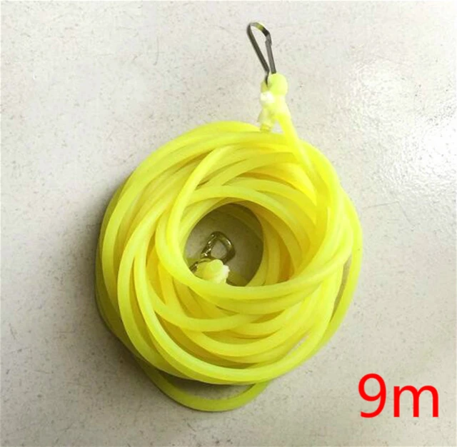 9m Diameter 4mm Elastic Solid Rubber Fishing Line Band Rope-missed Pole  Retaining Pole Elastic Rope Tied Rubber with Hook - AliExpress