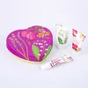 High quality purple color 3 pcs personal care travel kit bath and body gift set