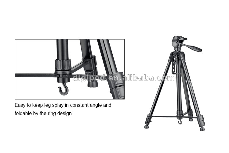 Digipod Tr662an Good Quality 60 Inch Action Compact Camera Tripod With