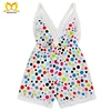 Colorful Polka Dots Lace Jumpsuit Private Label Baby Clothing Baby Girl One Piece Romper