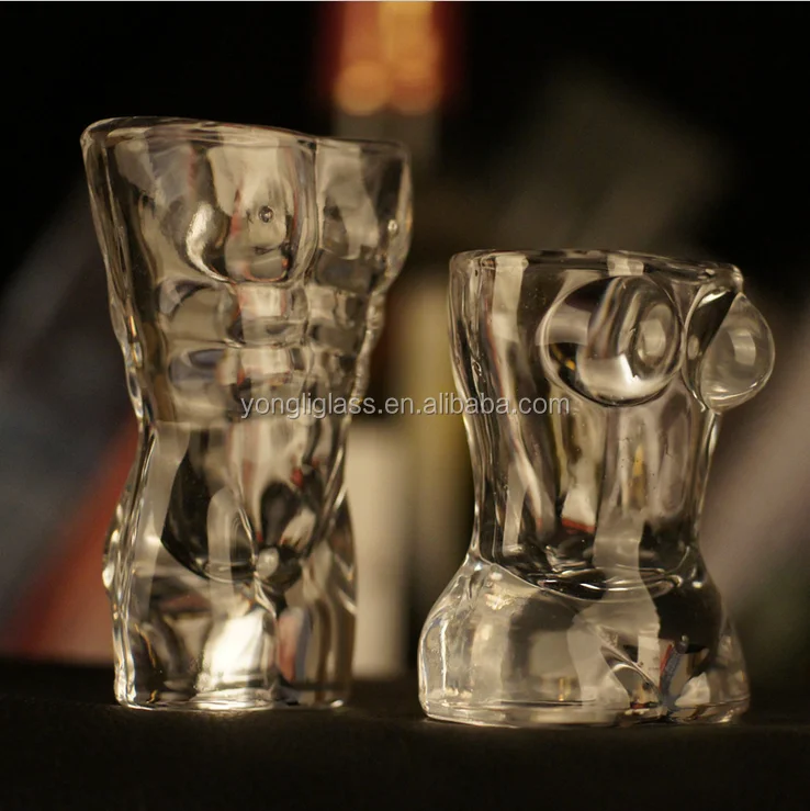 Novelty design body shot glass,sexy glass,ideal souvenir shot glass wholesale