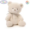 C253 Baby My First Soft Cream Teddy Bear Plush Safety Sewn Stuffed Teddy Time Soft Toys with Bow