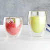 Wholesale Double heat-resistant glass milk juice cup family cup