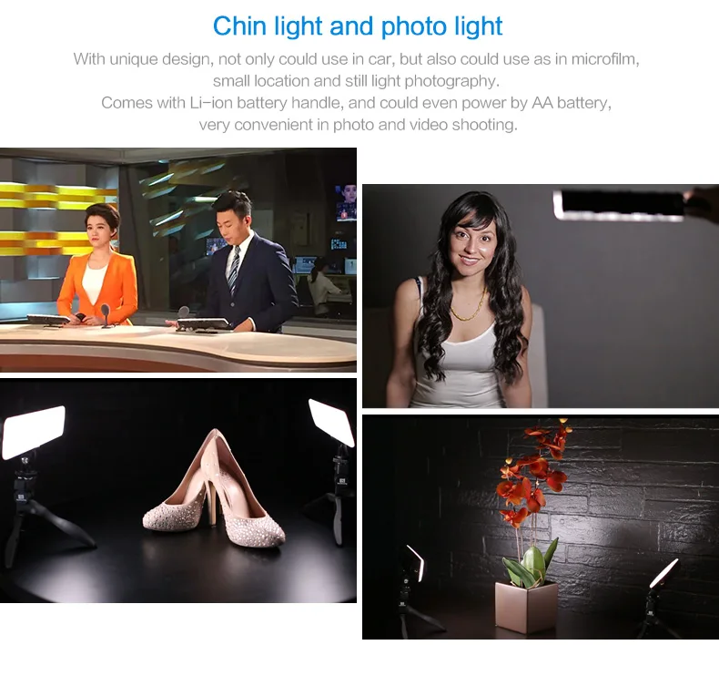 Nanguang Chin LED video light 8W CN-T80C In-Car LED Photo Light handheld led camera rod light Ra 95