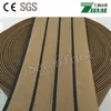 Interlocking synthetic marine teak decking soft pvc decking for boats/ Interlocking synthetic marine teak decking green material