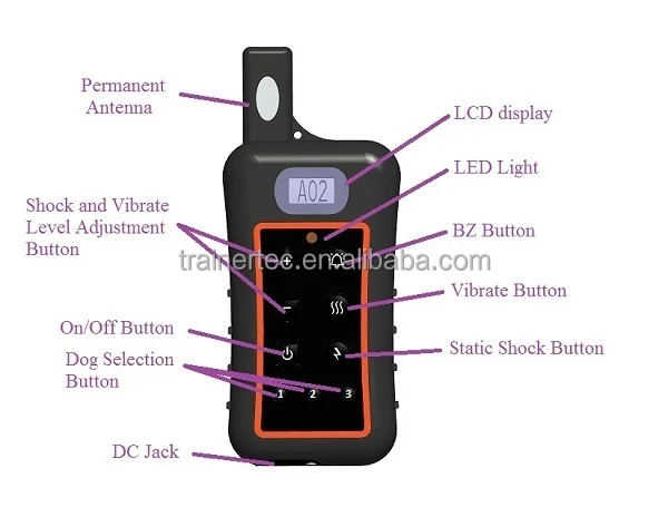 2018 trending products dog trainiong collar  DT1200V