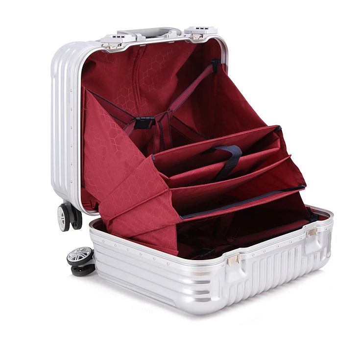 18 Inch Hard Case Carry On Cabin Laptop Travel Bag,Metal Aluminum Frame