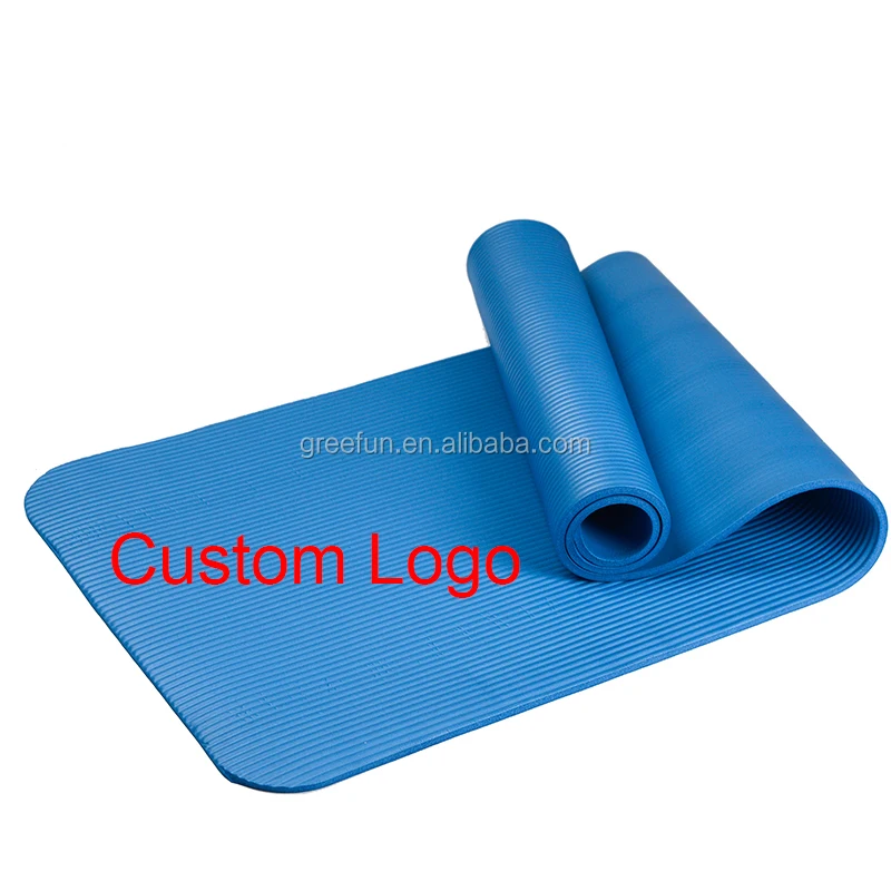 Hot Sale Bulk Fitness Mat Yoga Mats Custom Print Logo Nbr Non Slip Eco