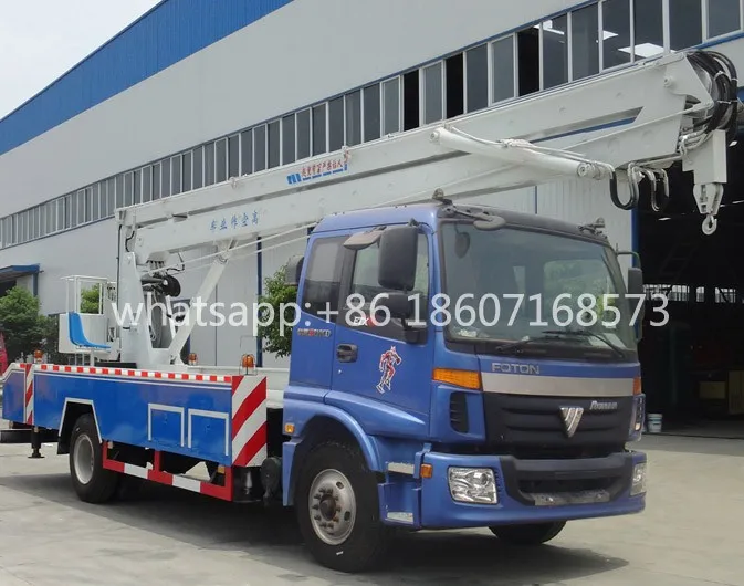 Foton High Lifting Platform Boom Lift Truck Mounted Aerial Work