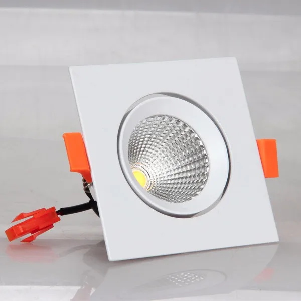hot sale in india with BIS approved COB led recessed down light with a junction box