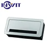 Aluminium Alloy Panel drawing brush open cover conference multifunctional tabletop power socket desktop socket
