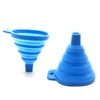 Flexible Cooking tool nontoxic FDA Silicone Collapsible Funnel for sale