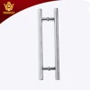 Door lever handle Silver lever Glass Door Handle Square Stainless Steel