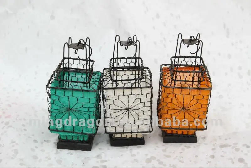 small square paper lanterns