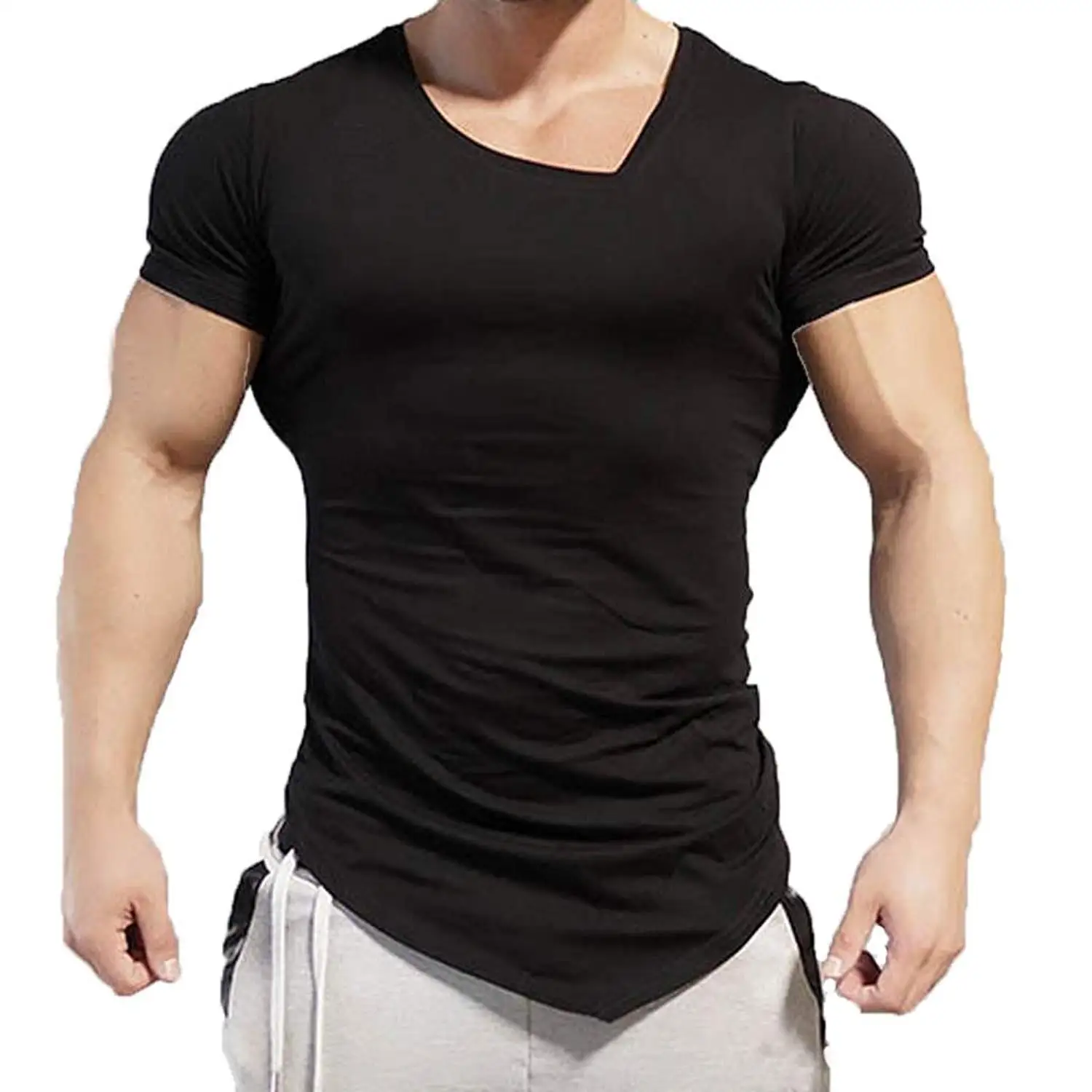 Cromoncent Men Button Down Casual Long-Sleeve Oxford Slim Shirt 