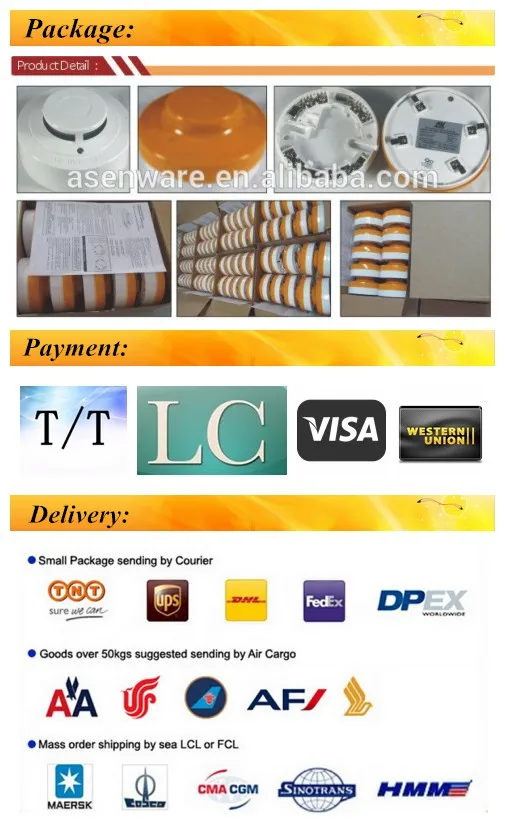 Smoke Detector chip 24 V Conventional Fire Alarm Smoke Detector