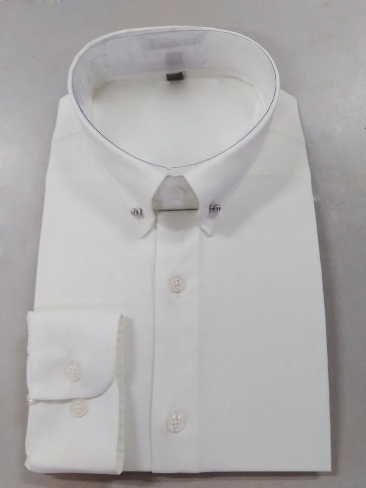 Fashion Pinned Collar Mens Dress Shirt - Buy White Shirt,Custom Pinned ...