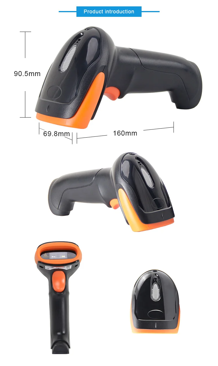 Rs232 Wireless 2d Bar Code Reader Handheld Barcode Scanner Buy