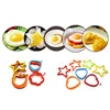 Wholesale and customization kitchen cooking gadgets love heart shaped silicone fried egg mold