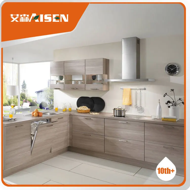 Excelente melamina gabinete de cocina, paquete plano mueble de ...