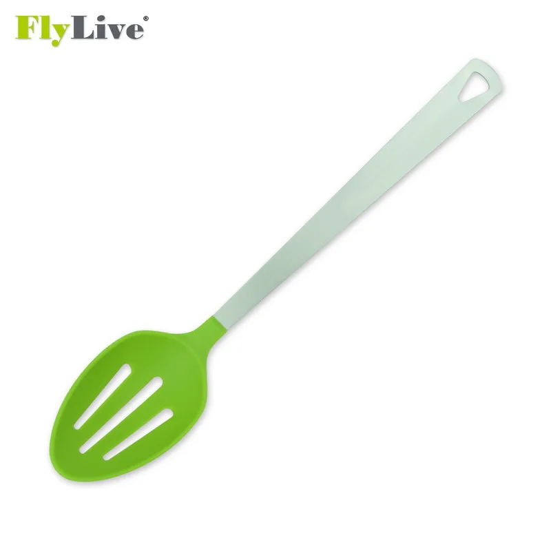 New Kitchen Nylon Slotted Turner & Basting Spoon Set
