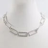 Wholesale woman accessories silver jewellery necklace men chain