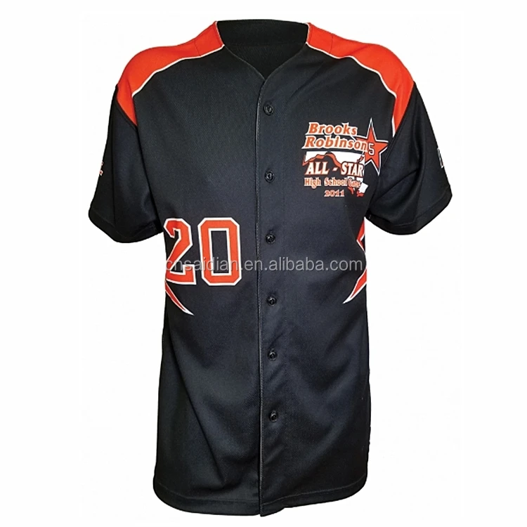 cheap custom 100% full dye sublimation polyester baseball jerseys