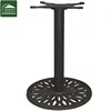 classical industrial cast iron black table leg for rattan table top