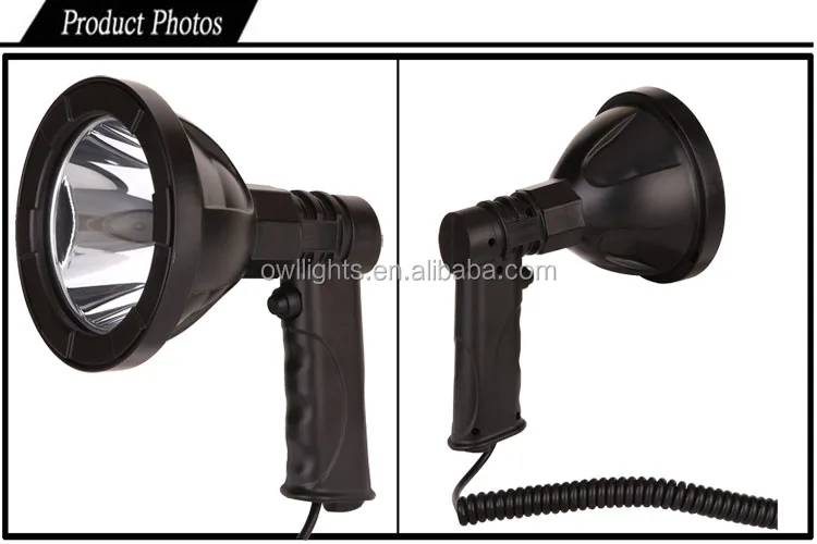 Super Bright 10w Led Hunting Search Light 12v Led,Hid,Halogen Handheld