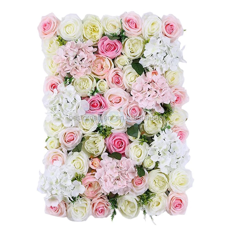 Artificial Flower Wall Panels For Decor Wedding Venue Photo Props