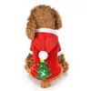 2018 Christmas Warm Dog Clothes Pet Costume Autumn/Winter Jumpsuit Outfit Hoodie Apparel Christmas Gift for Dog Cat