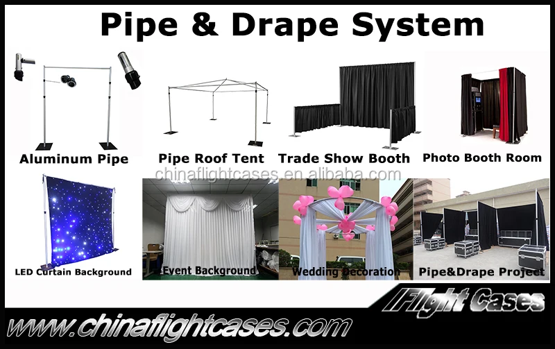 backdrop pipe and drape for wedding