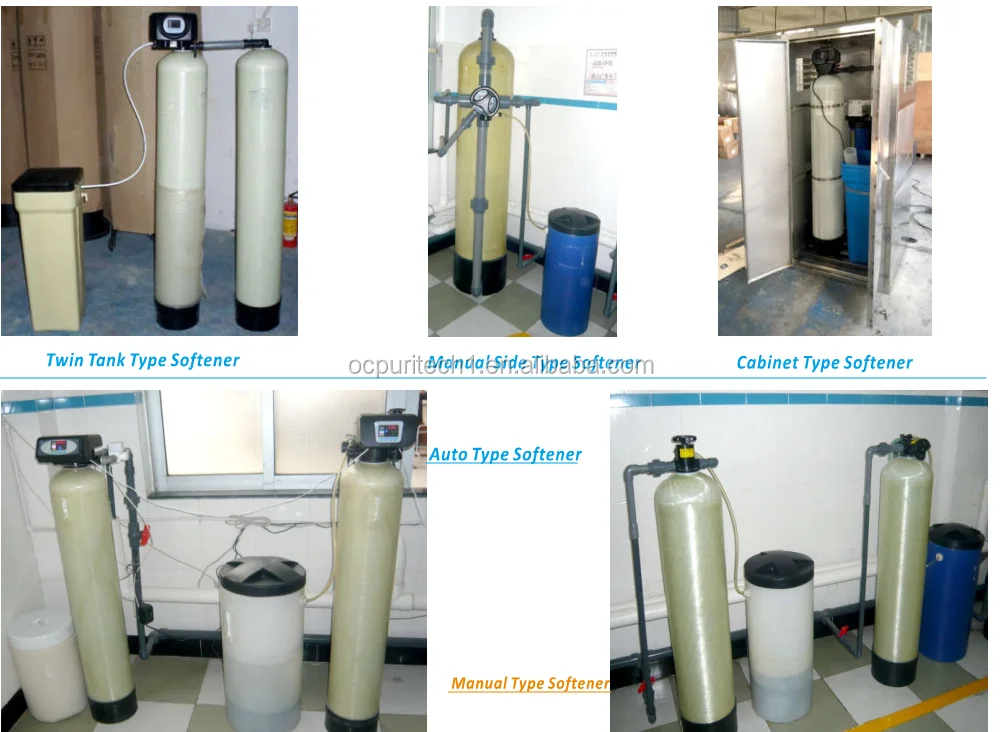 1T Household water softener with automatic water softener valve