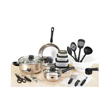 35 pcs Home  Starter  Set  Household Kitchen  Cookware And 