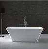 cheap rectangular free standing acrylic hot bath tub with custom sizes