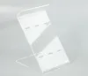 Factory price custom clear acrylic jewelry holder perspex earring display stand