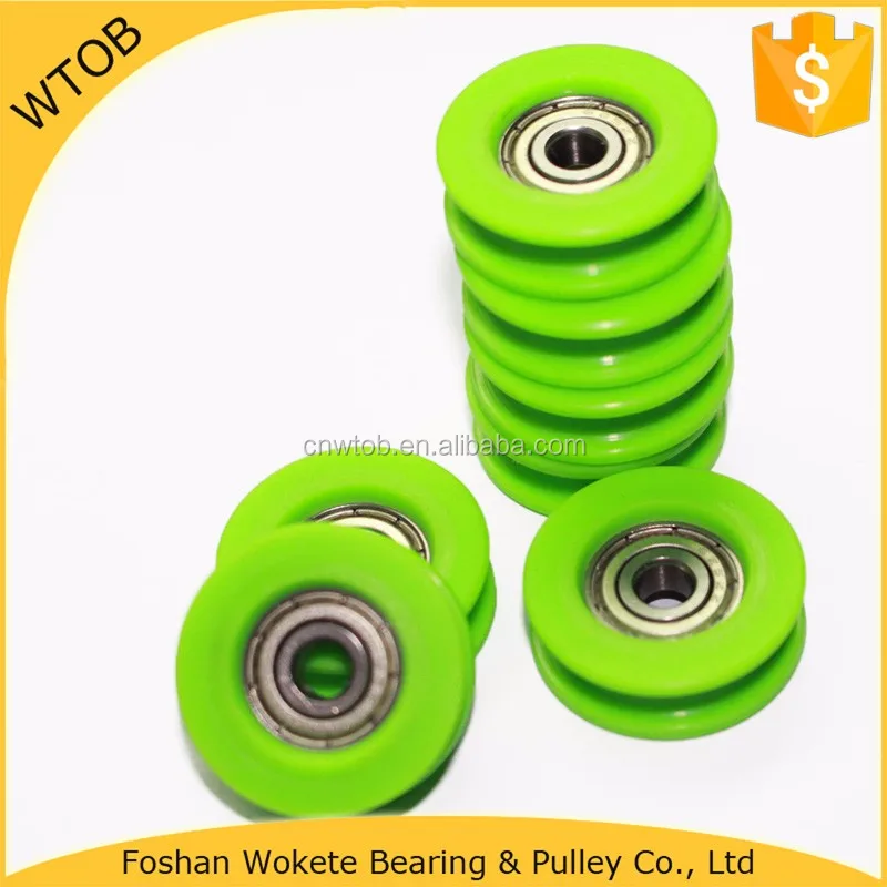 Sliding Door Roller Plastic Injection Pulley Wheels With Bearing