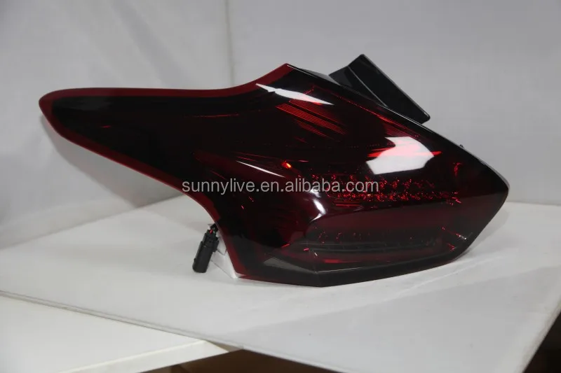 New for Focus 3 LED Strip Tail Lamp for FORD Hatchback 2015-2017 year dark red