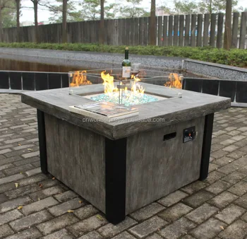 42inch 55 000 Btu Outdoor Square Concrete Propane Gas Fire Pit