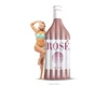 Top quality custom Inflatable bottles float in the pool