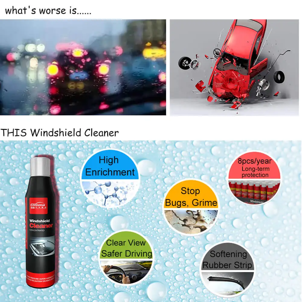 Car Care Windscreen Cleaning Liquid Glass Car Polish Windshield Easy
