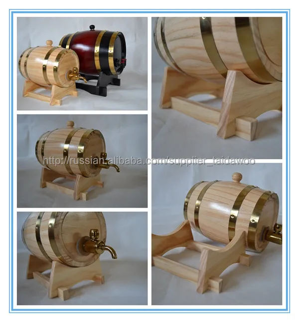 5l Wooden Beer Keg /wooden Wine Barrels Buy Wooden Beer Keg,Wooden