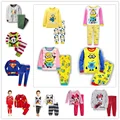 2016 new cotton baby girls sets kids pajamas pijama infantil for boys children s pyjamas children