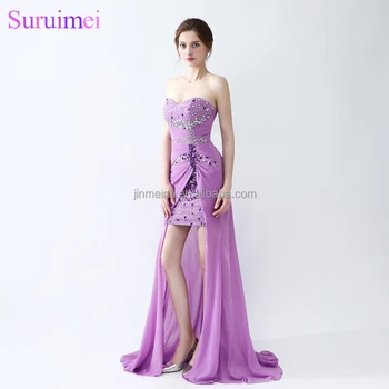 Short Purple Prom Dresses 2018