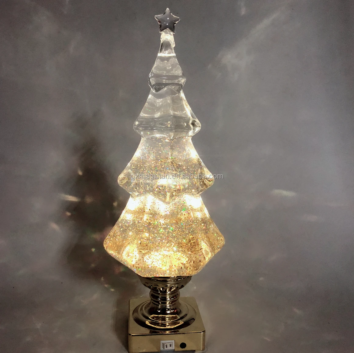 Battery Power Switch Led Artificialchristmas Tree With Star Homebase