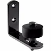 Black Coated Bracket Stay Roller Floor Guide for Barn Door Hardware
